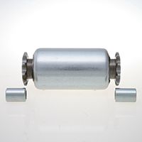 特殊駆動ローラ　両端スプロケット付ローラ　コンベヤ用ローラ　グラビティローラコンベヤ