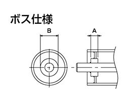 溶接ローラ　ボス仕様　コンベヤ用ローラ　グラビティローラコンベヤ