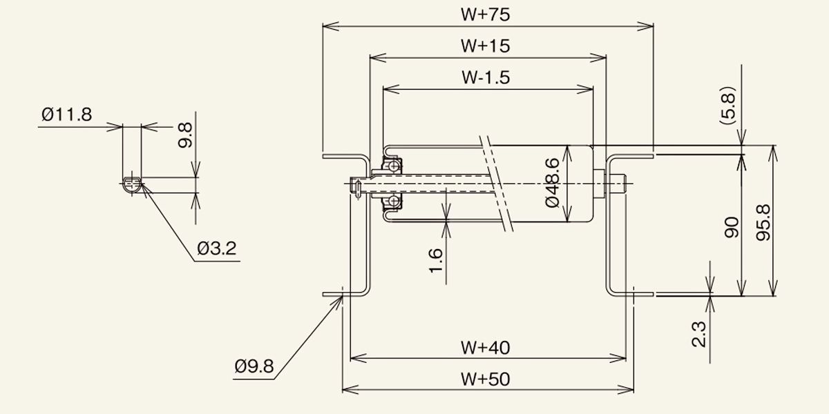 Drawing: R-4814P
Gravity Roller Conveyor
M Series