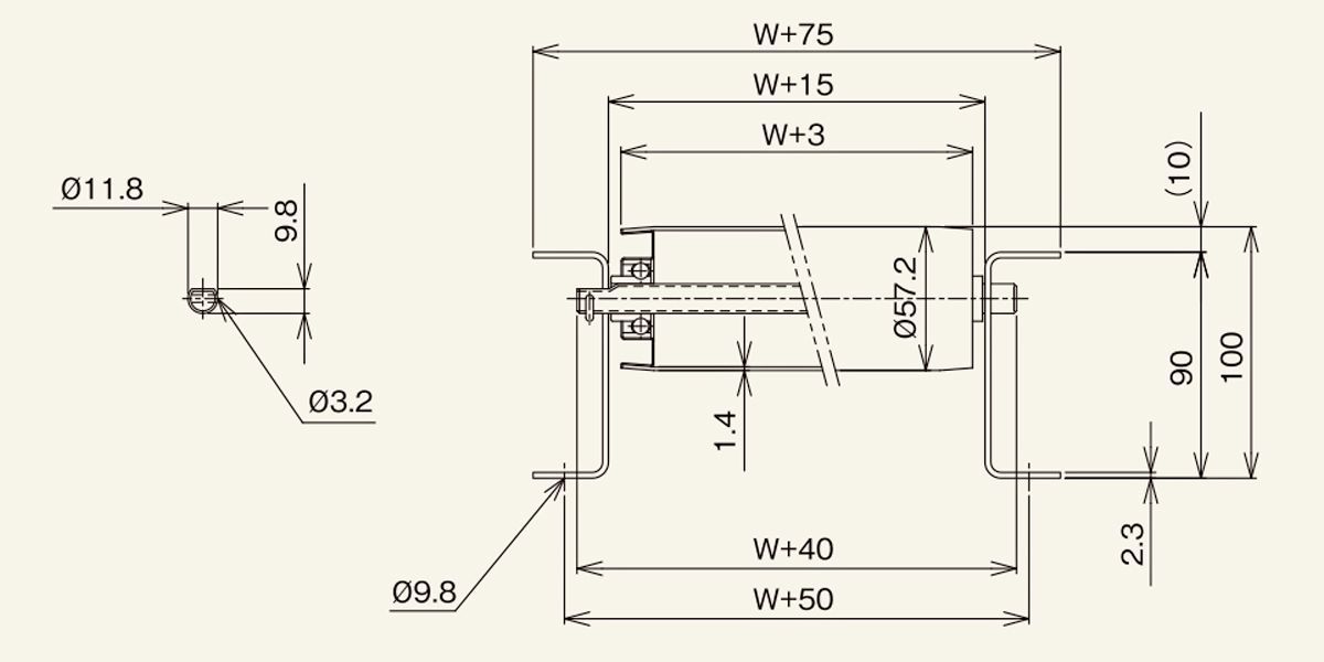 Drawing: R-5714PD
Gravity Roller Conveyor
M Series