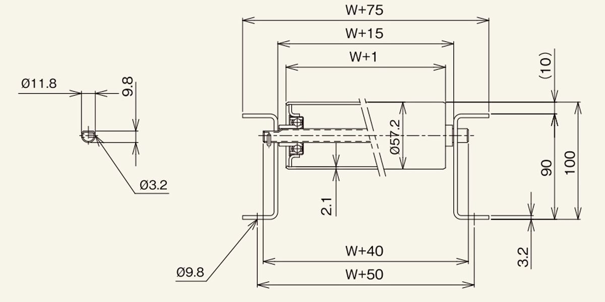 Drawing: R-5721D
Gravity Roller Conveyor
M Series