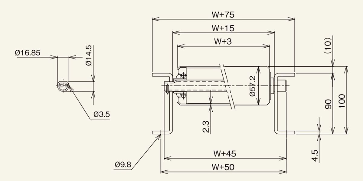 Drawing: R-5723D
Gravity Roller Conveyor
M Series