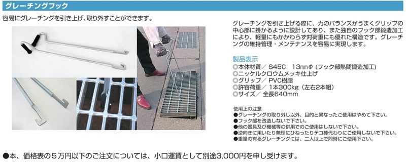 鋼製グレーチングパーツ製品
