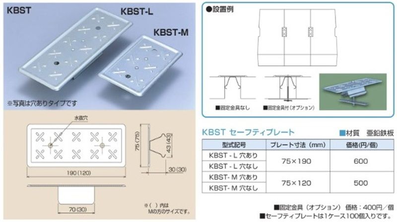 鋼製グレーチングパーツ製品