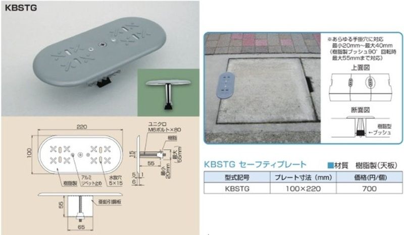 鋼製グレーチングパーツ製品