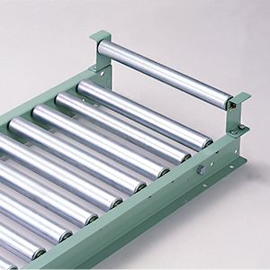 コンベヤ先端取付用ストッパー　B型　ローラ式　スチール製グラビティローラコンベヤ(Mシリーズ)